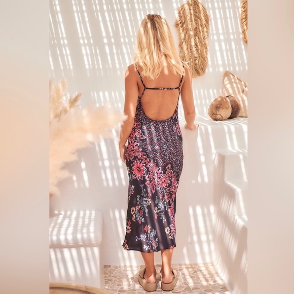 NWT Free People Your Better Side Midi Slip Dress - M - Picture 3 of 15